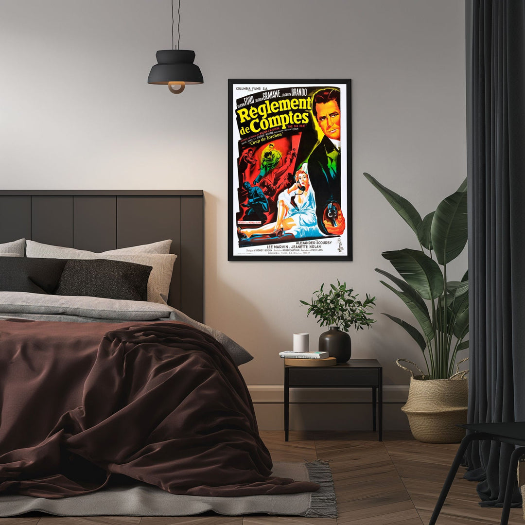 "Big Heat (French)" (1953) Framed Movie Poster