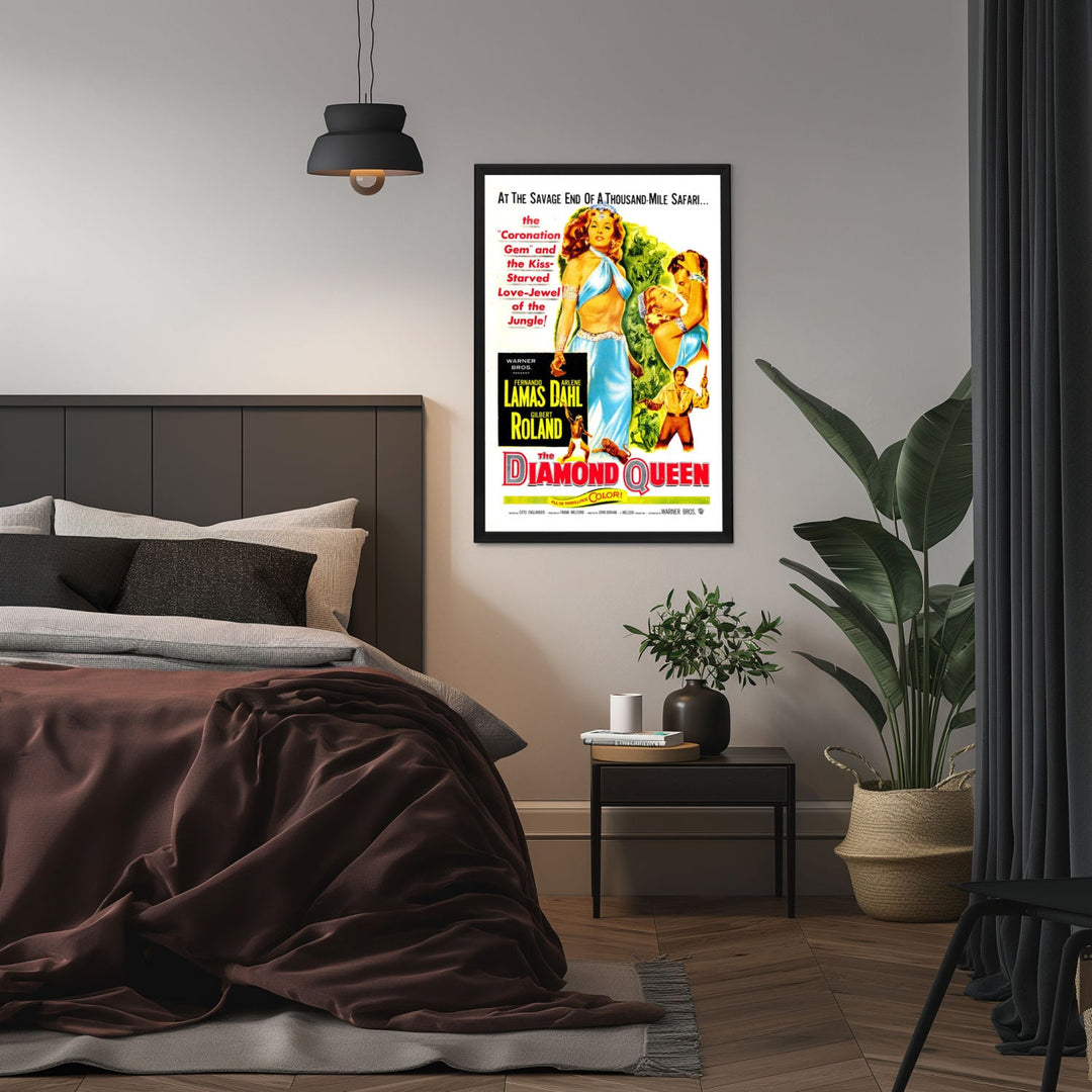 "Diamond Queen" (1953) Framed Movie Poster