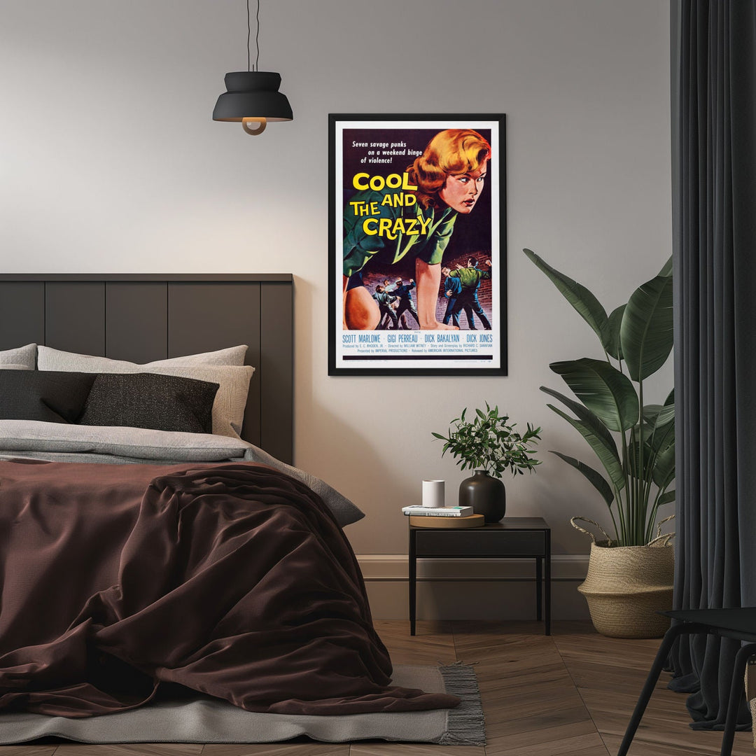 "Cool And The Crazy" (1958) Framed Movie Poster