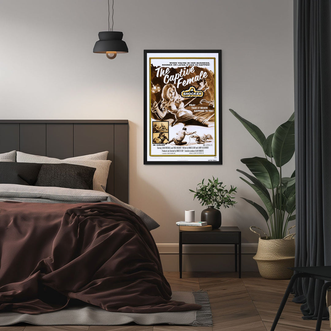 "Captive Female" (1973) Framed Movie Poster
