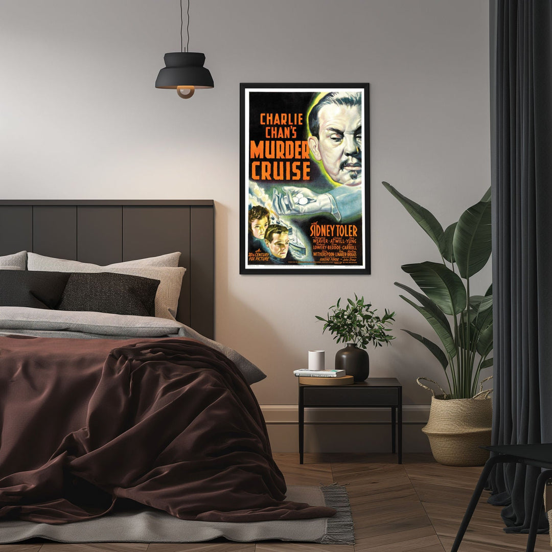 "Charlie Chan's Murder Cruise" (1940) Framed Movie Poster