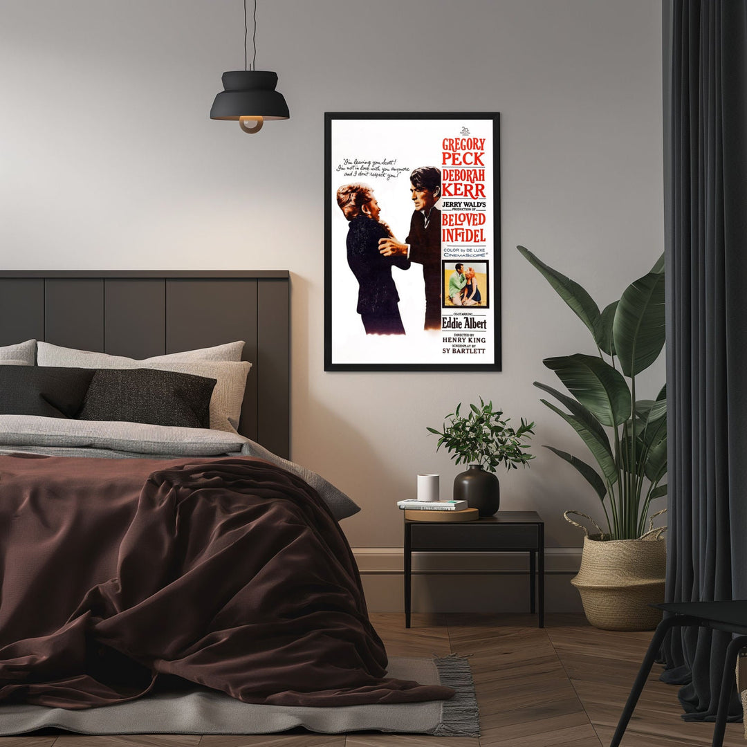 "Beloved Infidel" (1959) Framed Movie Poster