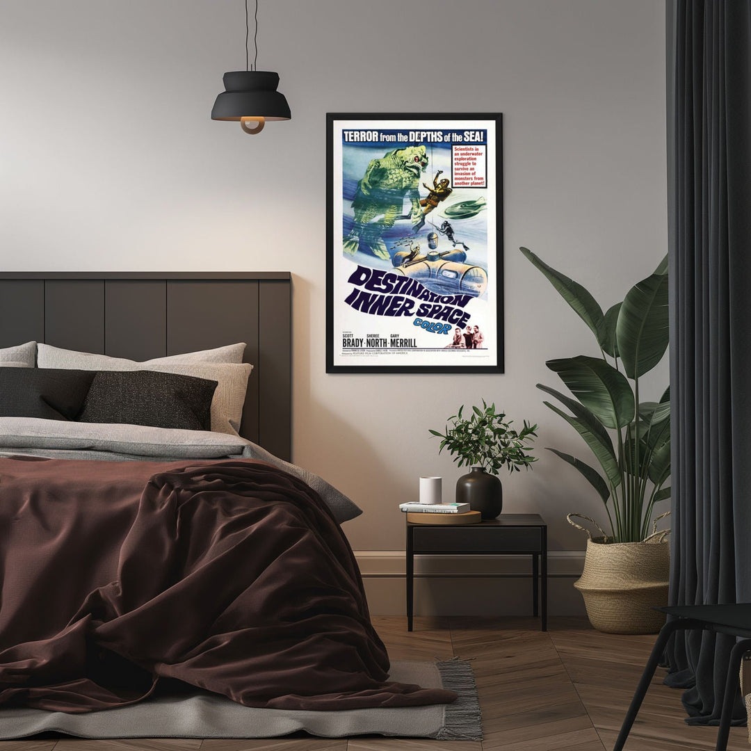 "Destination Inner Space" (1966) Framed Movie Poster