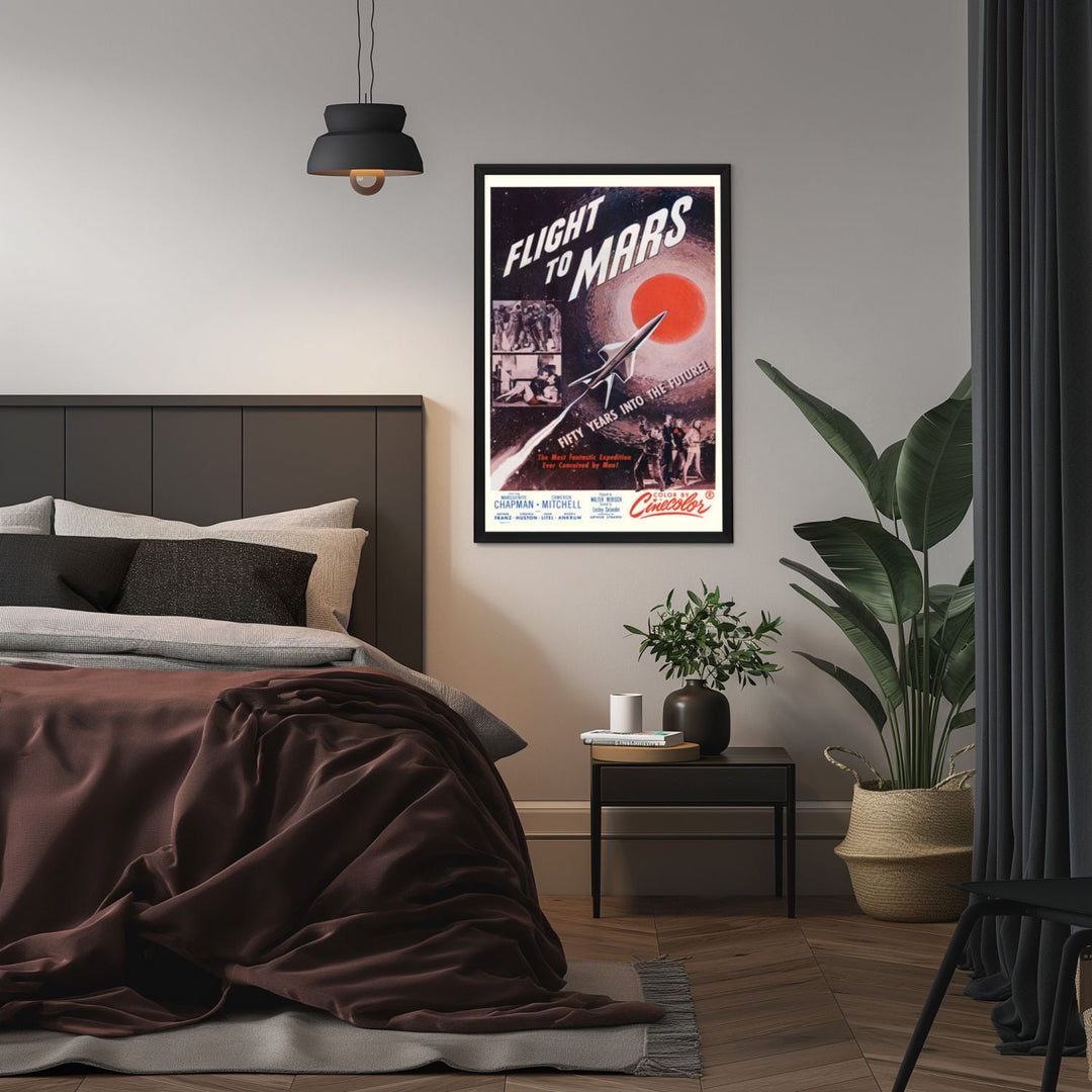 "Flight to Mars" (1951) Framed Movie Poster