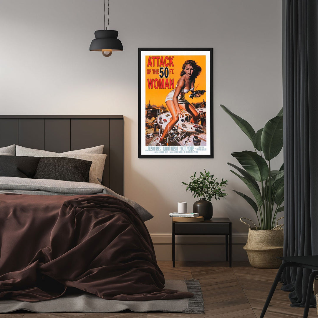 "Attack of the 50 Foot Woman" (1950) Framed Movie Poster