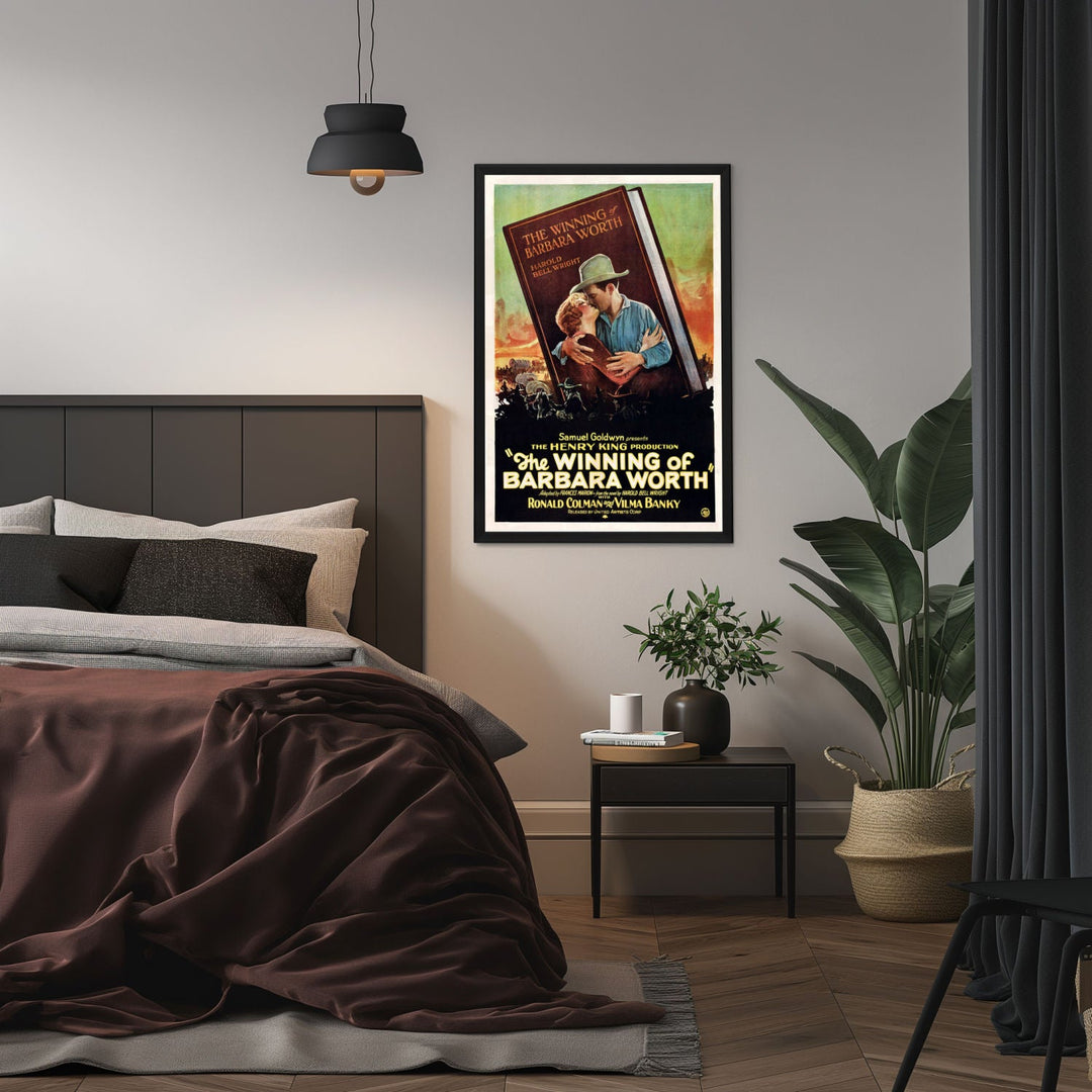 "Winning Of Barbara Worth" (1926) Framed Movie Poster
