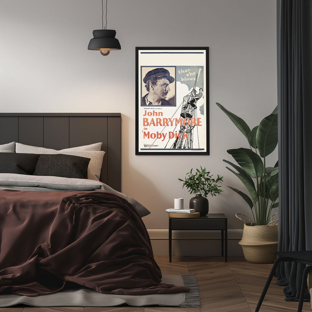 "Moby Dick" (1930) Framed Movie Poster