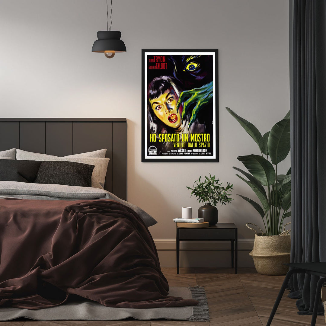 "I Married A Monster from Outer Space" (1958) Framed Movie Poster