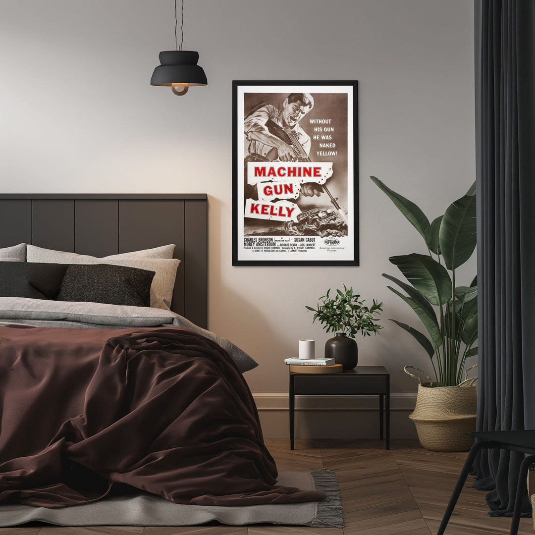 "Machine Gun Kelly" (1958) Framed Movie Poster