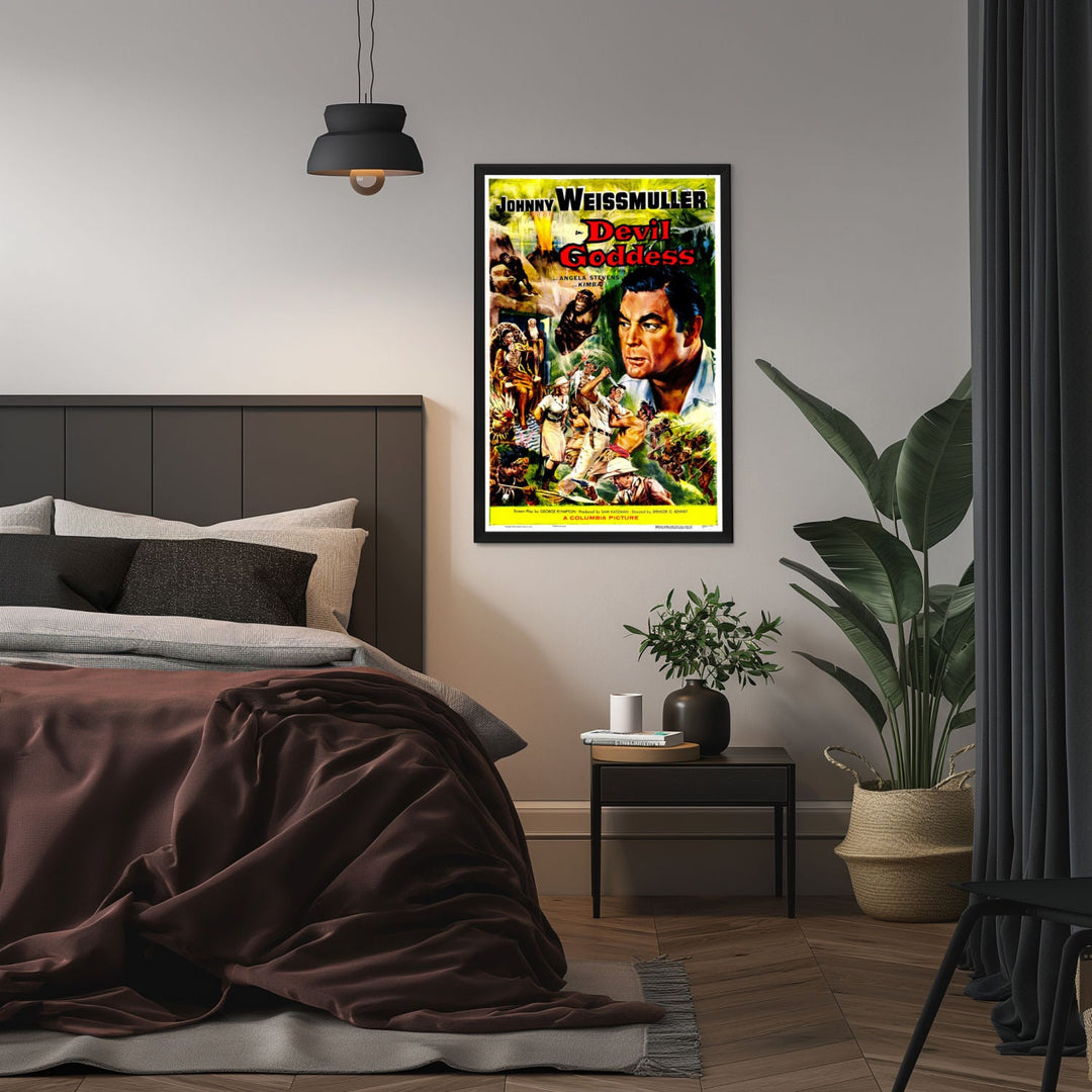 "Devil Goddess" (1955) Framed Movie Poster