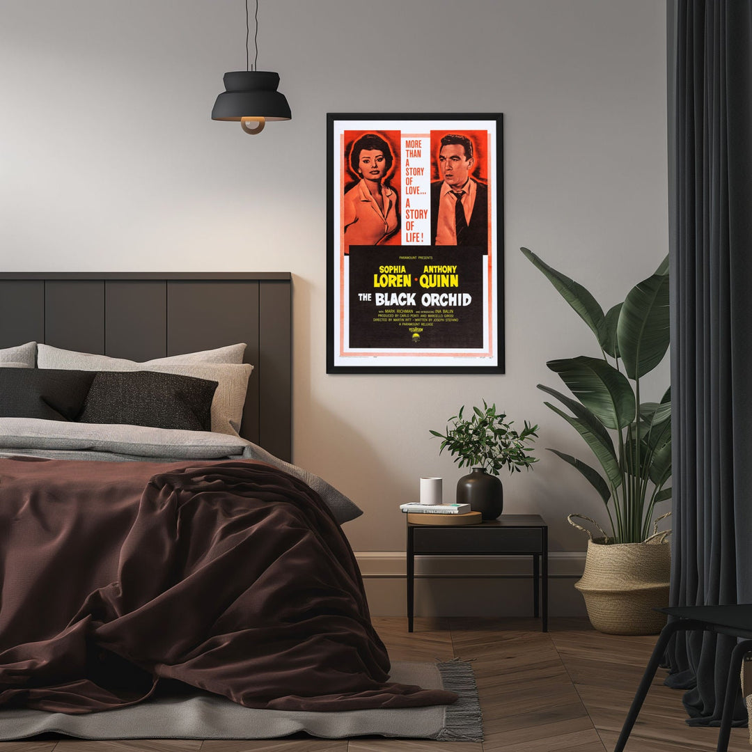 "Black Orchid" (1958) Framed Movie Poster