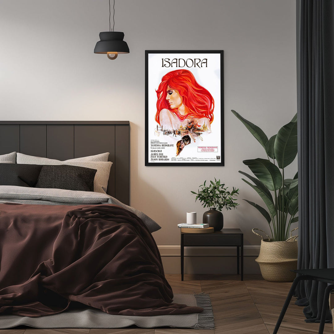 "Isadora (French)" (1968) Framed Movie Poster