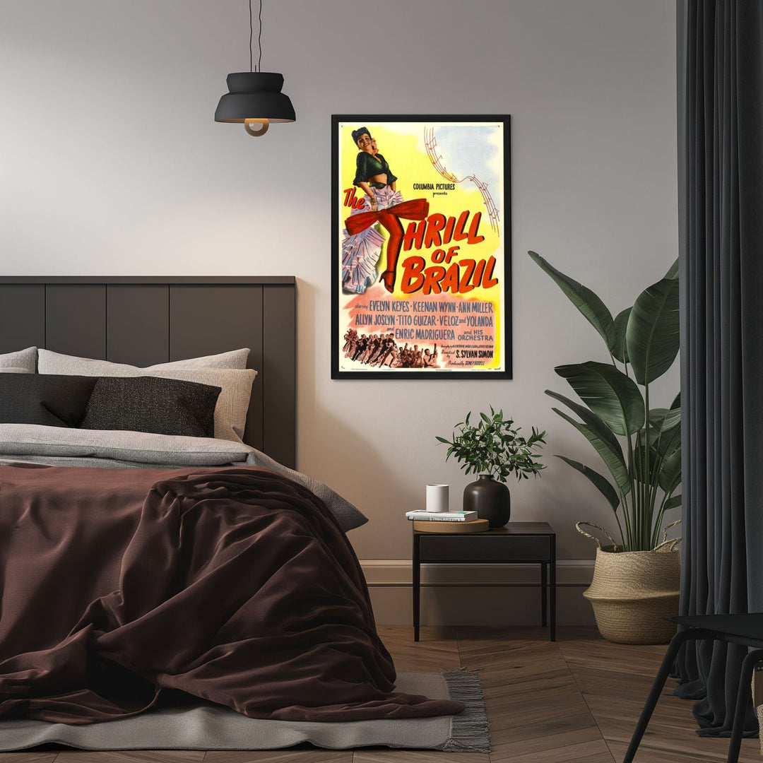 "Thrill Of Brazil" (1946) Framed Movie Poster