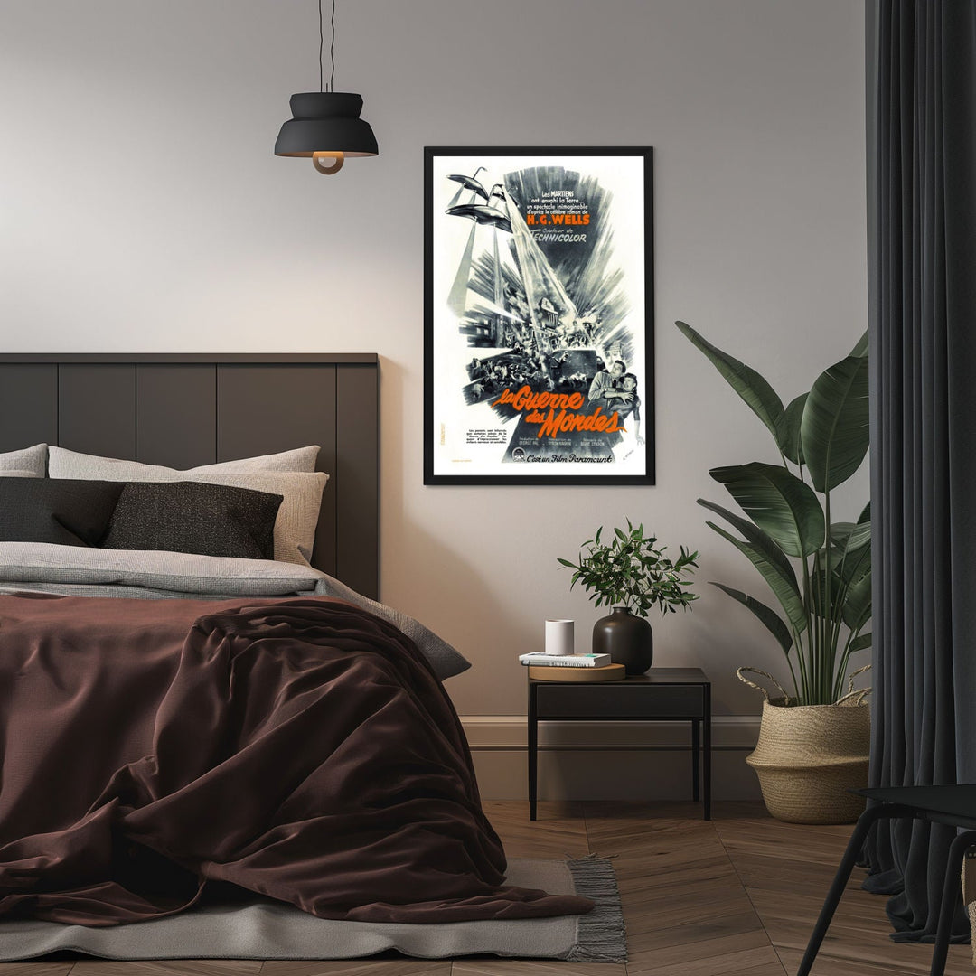 "War Of The Worlds (French)" (1953) Framed Movie Poster