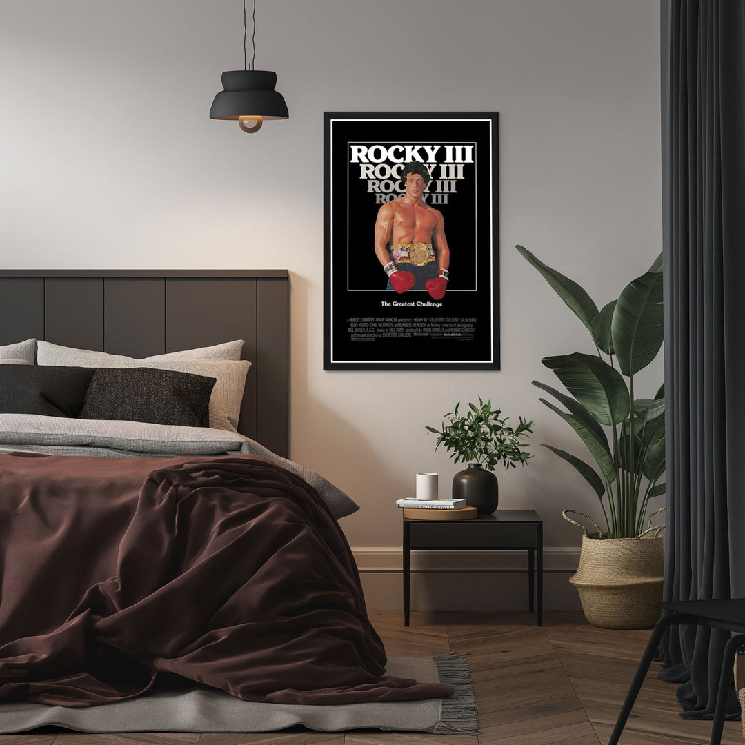 "Rocky III" Framed Movie Poster