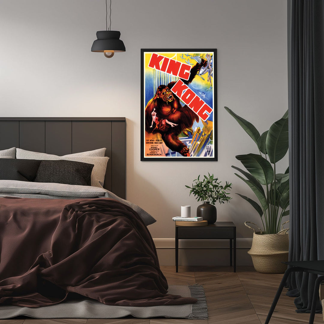 "King Kong" (1933) Framed Movie Poster