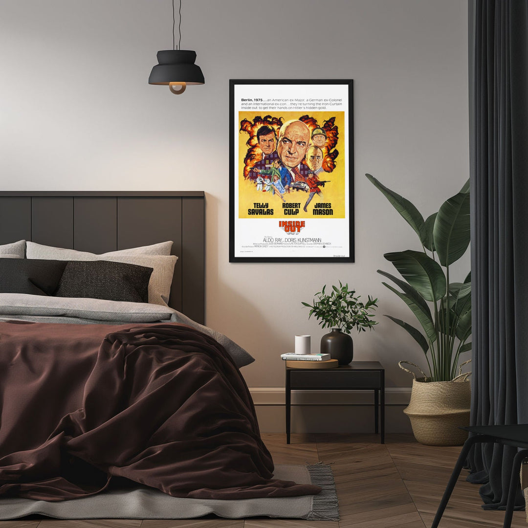 "Inside Out" (1975) Framed Movie Poster