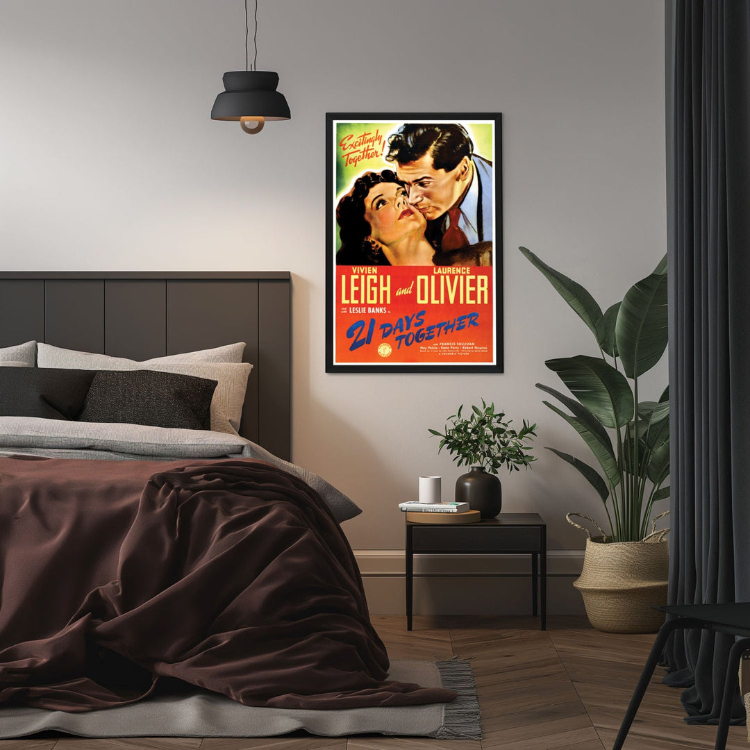 "21 Days Together" (1940) Framed Movie Poster