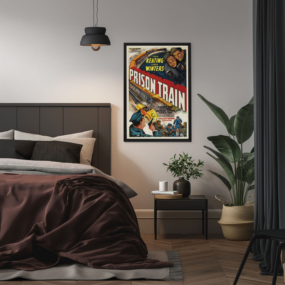 "Prison Train" (1938) Framed Movie Poster