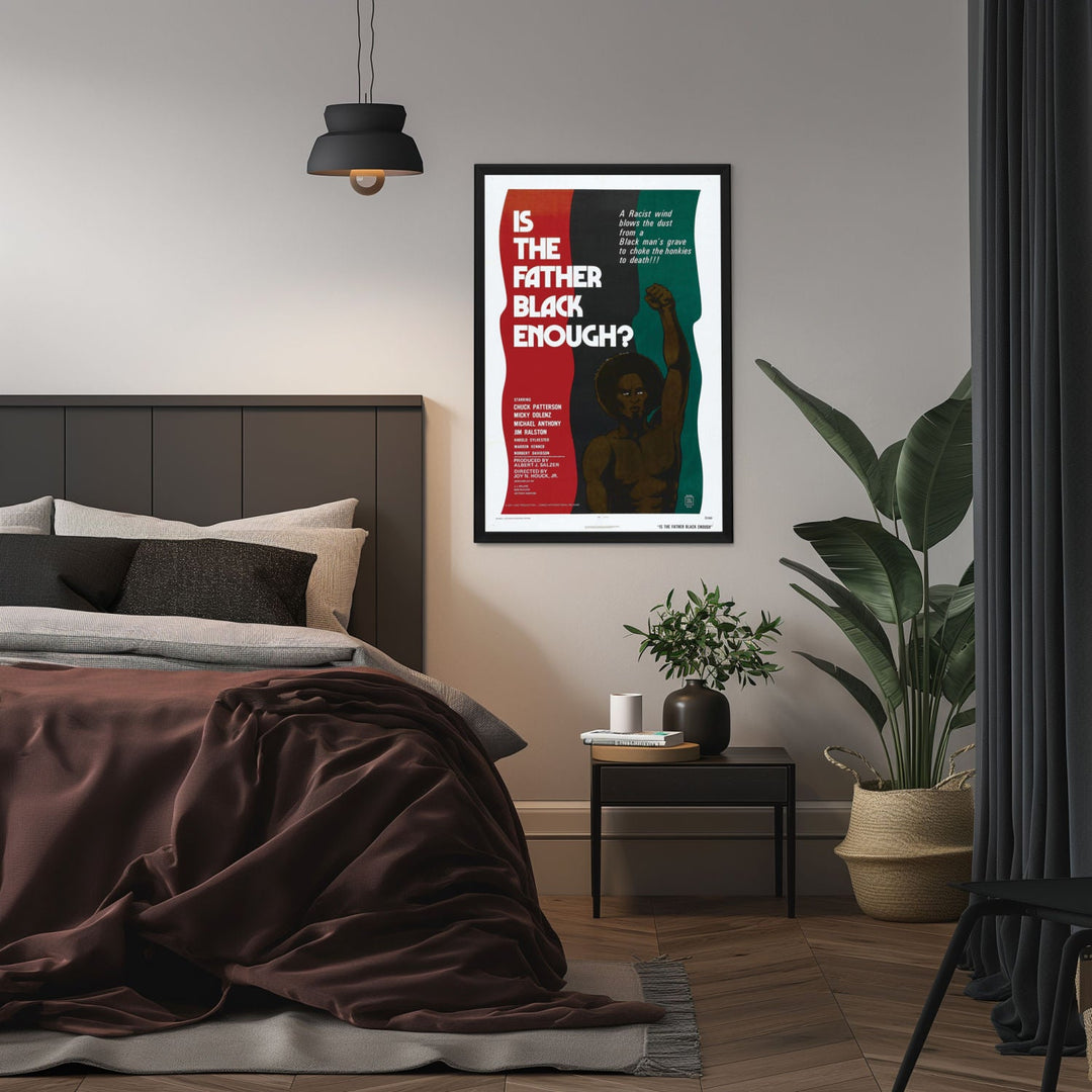 "Is The Father Black Enough" (1972) Framed Movie Poster