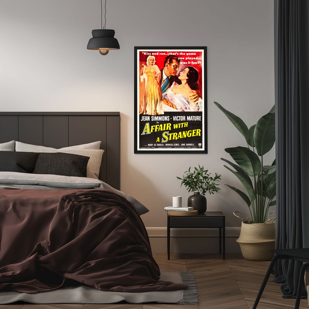 "Affair With A Stranger" (1953) Framed Movie Poster