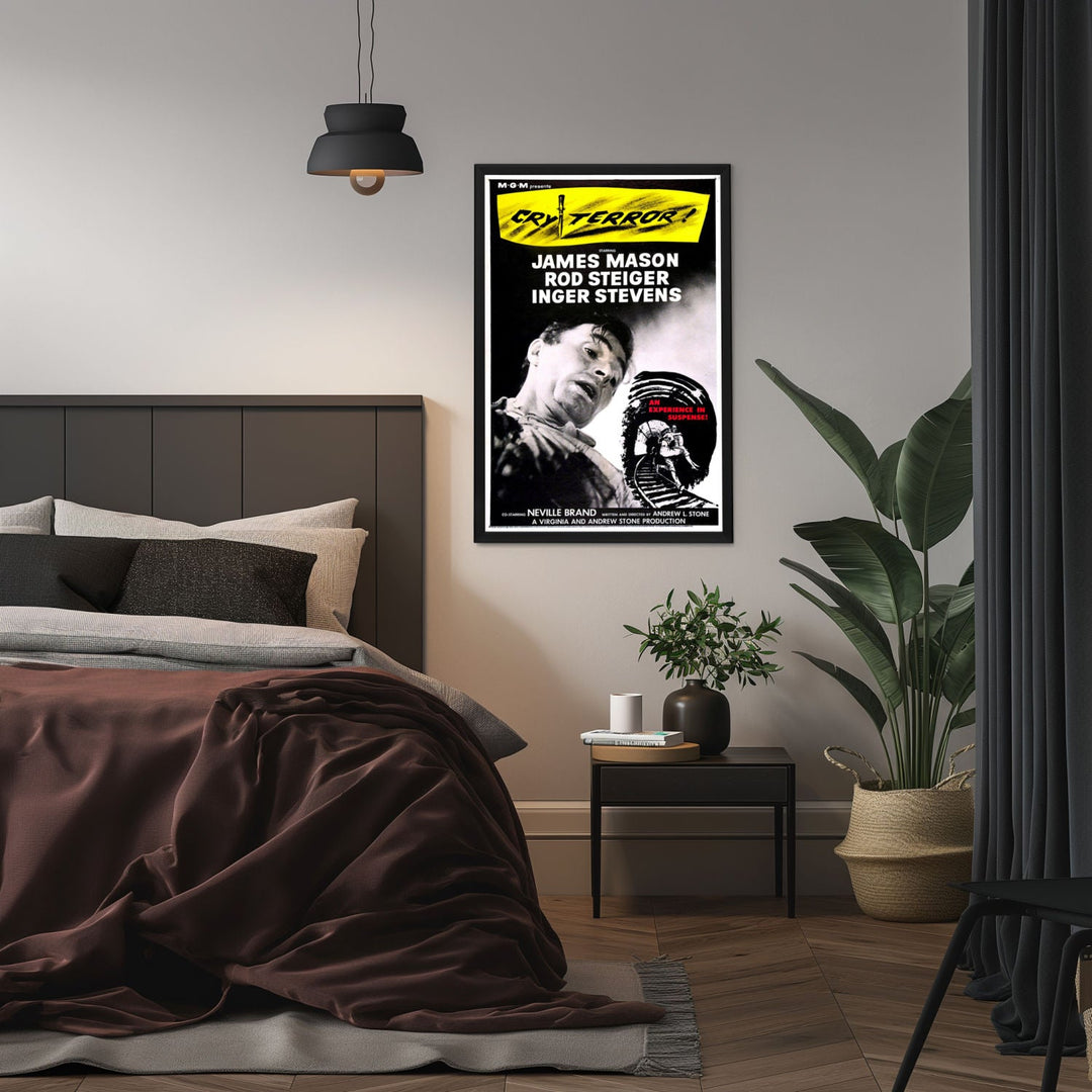 "Cry Terror" (1958) Framed Movie Poster