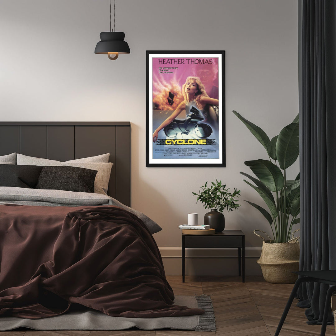 "Cyclone" (1987) Framed Movie Poster