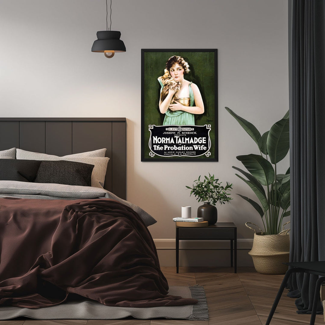 "Probation Wife" (1919) Framed Movie Poster