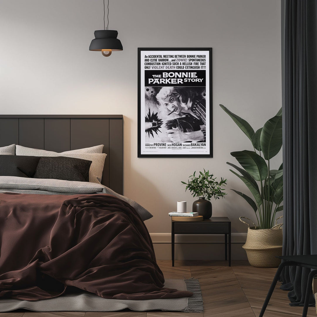 "Bonnie Parker Story" (1958) Framed Movie Poster