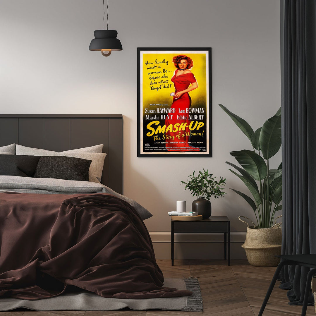 "Smash-Up: The Story Of A Woman" (1947) Framed Movie Poster