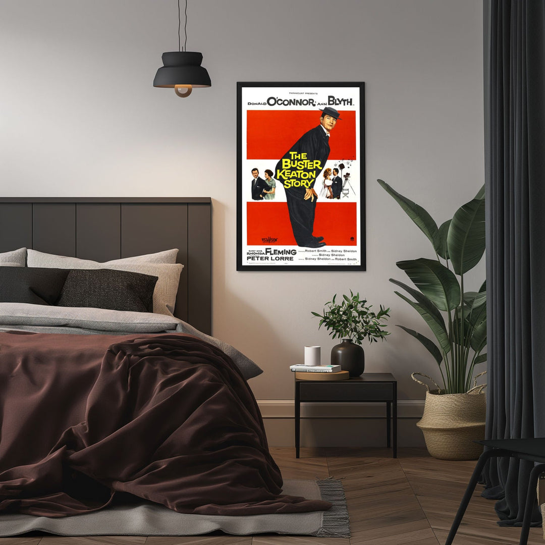 "Buster Keaton Story" (1957) Framed Movie Poster