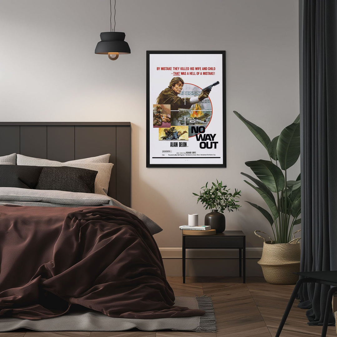 "No Way Out" (1973) Framed Movie Poster