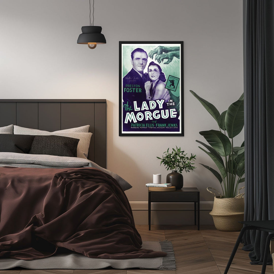 "Lady In The Morgue" (1938) Framed Movie Poster