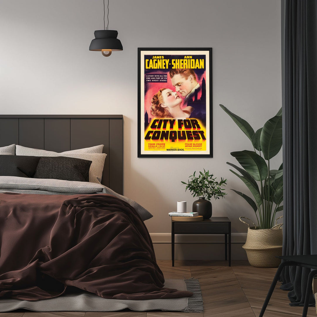 "City For Conquest" (1940) Framed Movie Poster