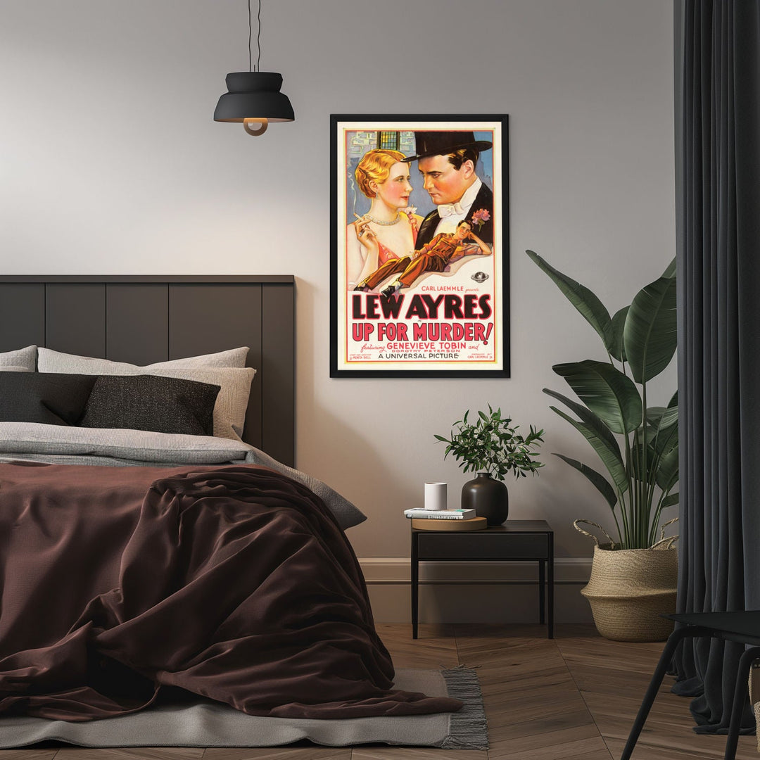 "Up For Murder" (1931) Framed Movie Poster