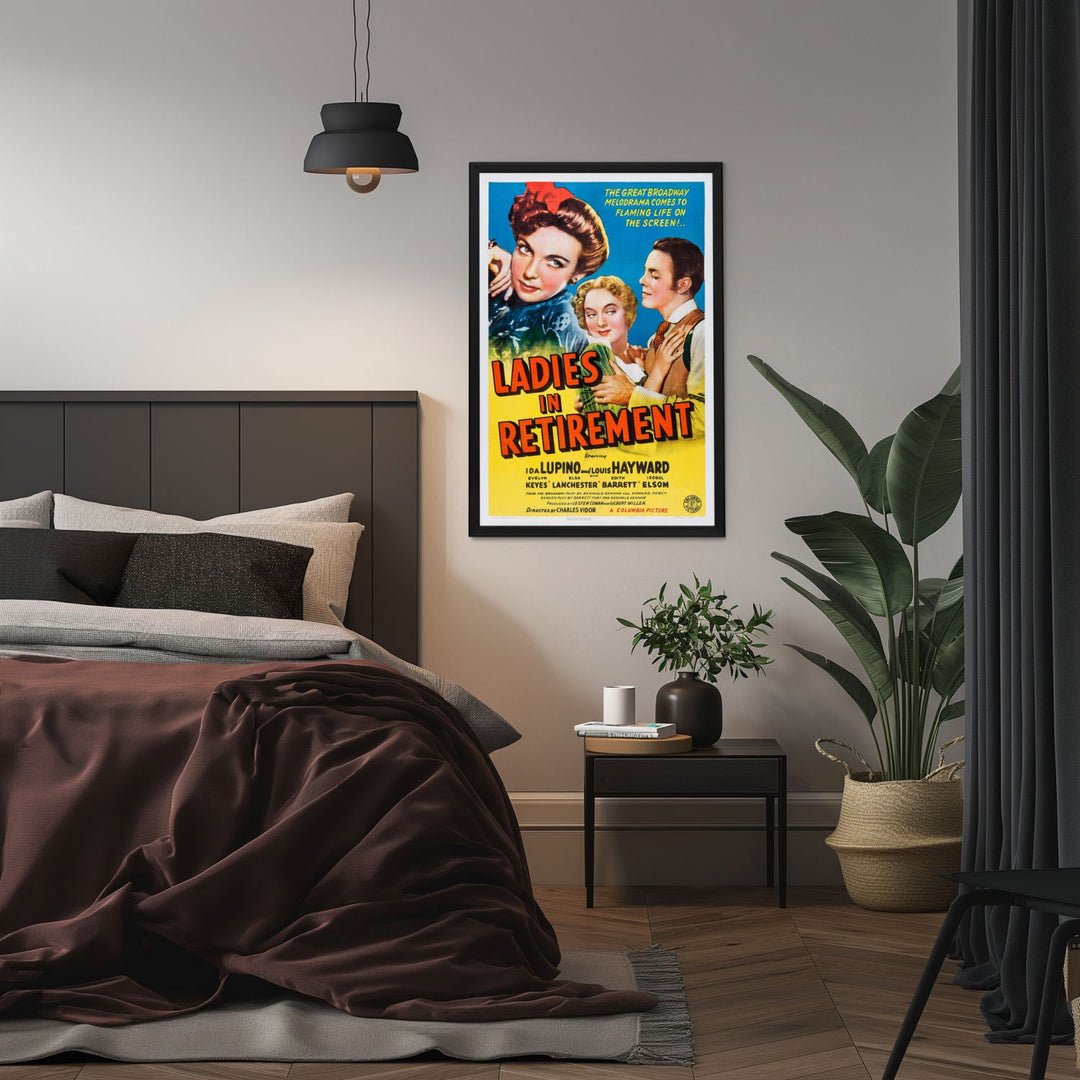 "Ladies In Retirement" (1941) Framed Movie Poster
