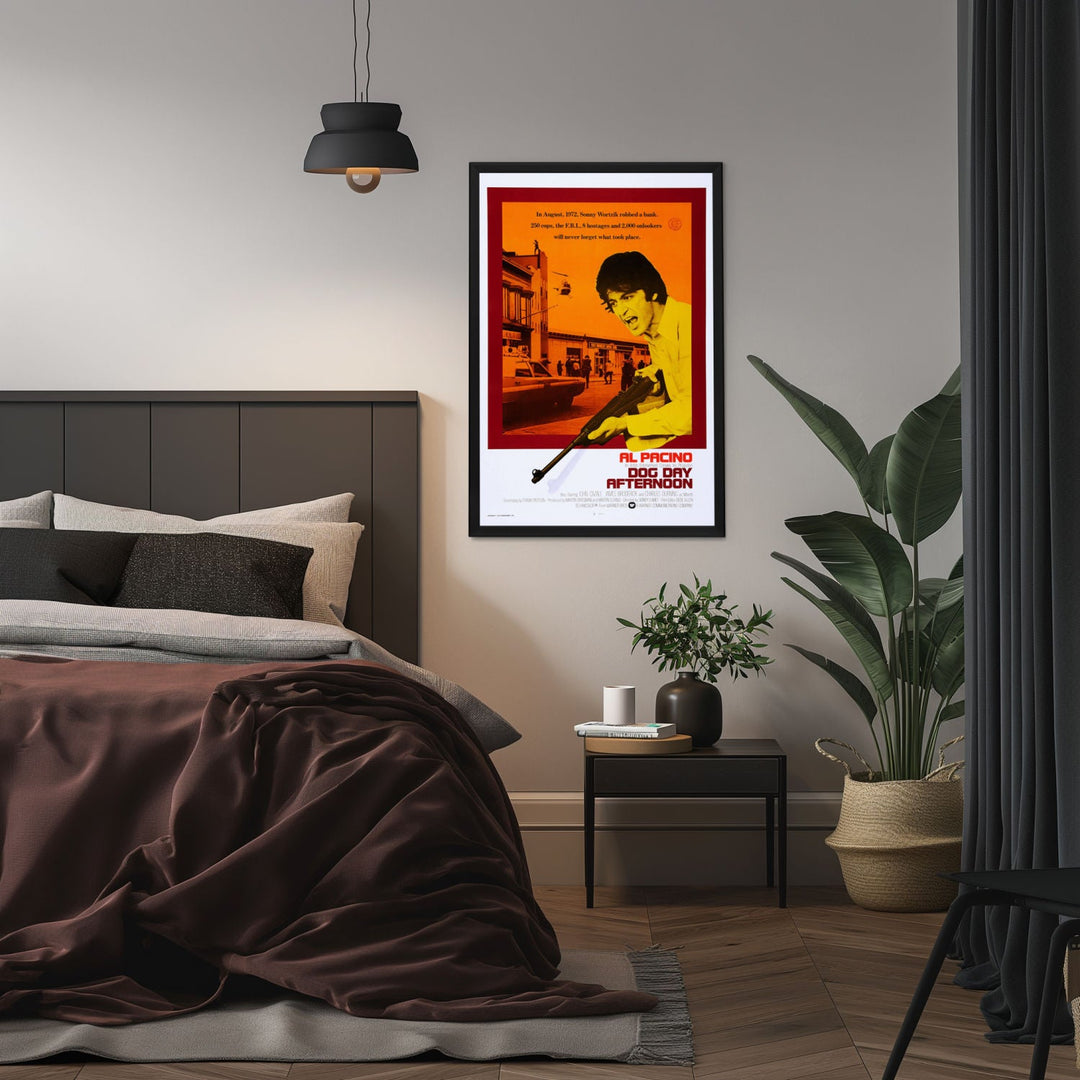 "Dog Day Afternoon" (1975) Framed Movie Poster