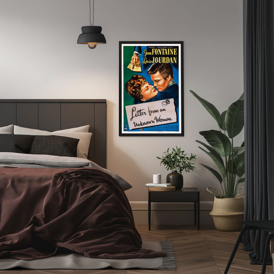 "Letter From An Unknown Woman" (1948) Framed Movie Poster