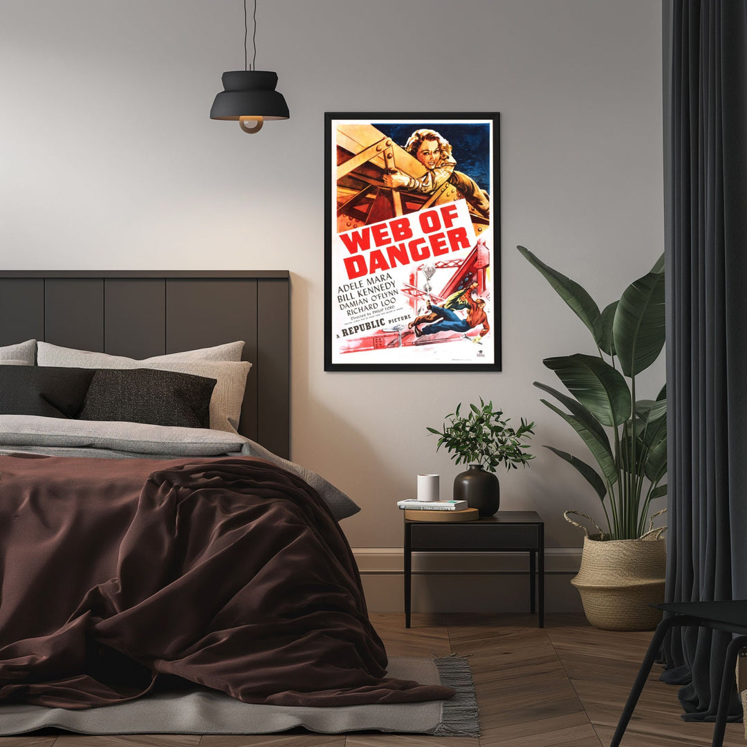 "Web Of Danger" (1947) Framed Movie Poster