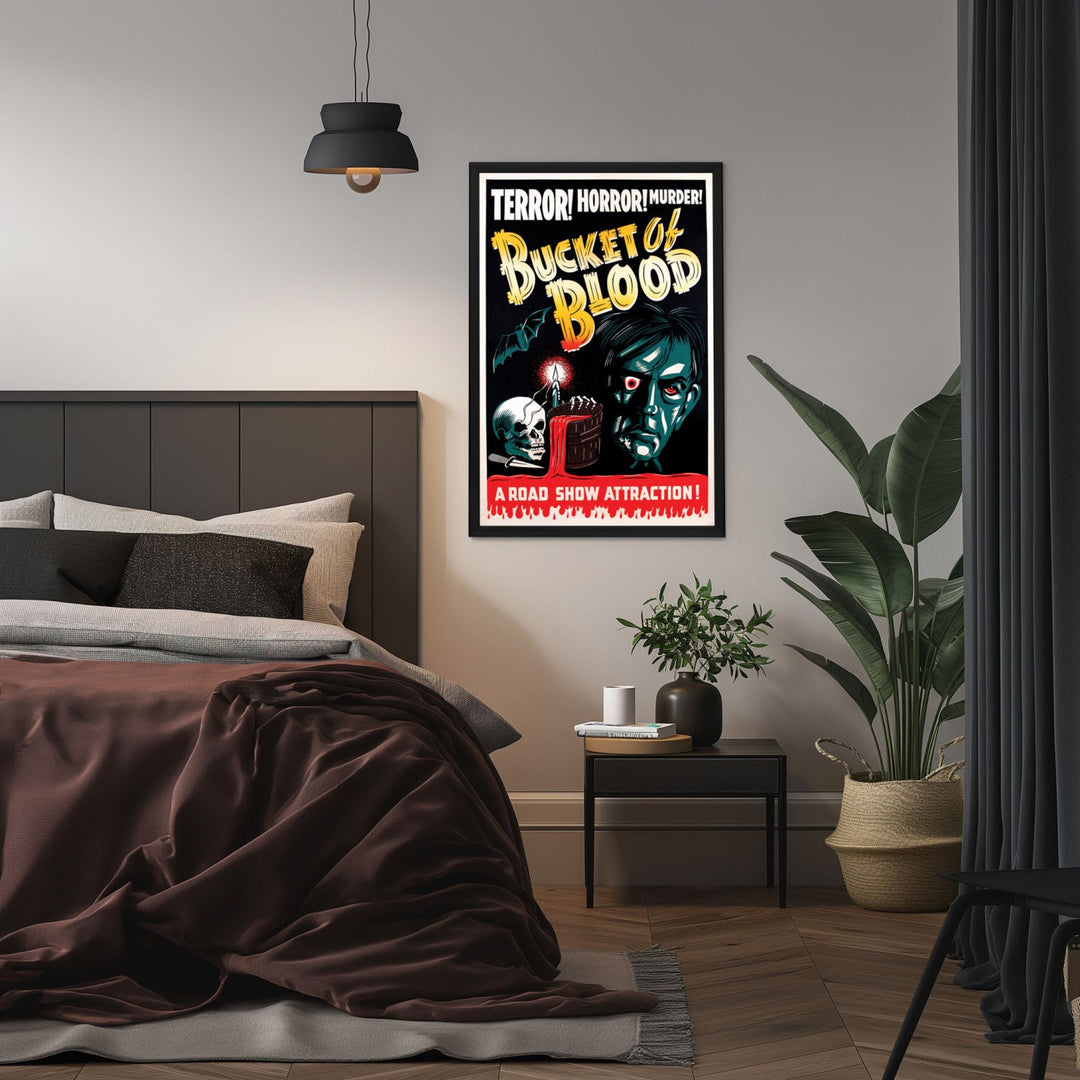 "Bucket of Blood" (1959) Framed Movie Poster