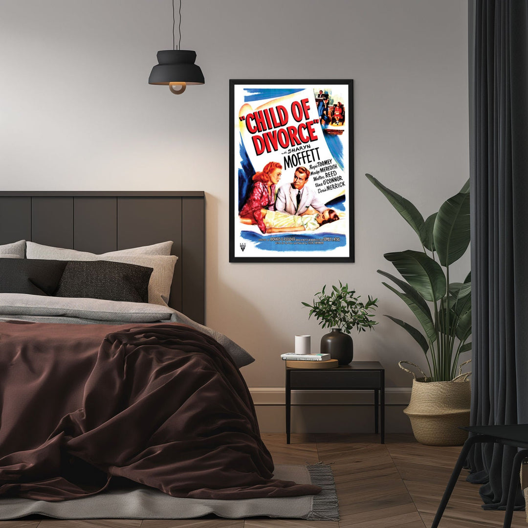 "Child Of Divorce" (1946) Framed Movie Poster