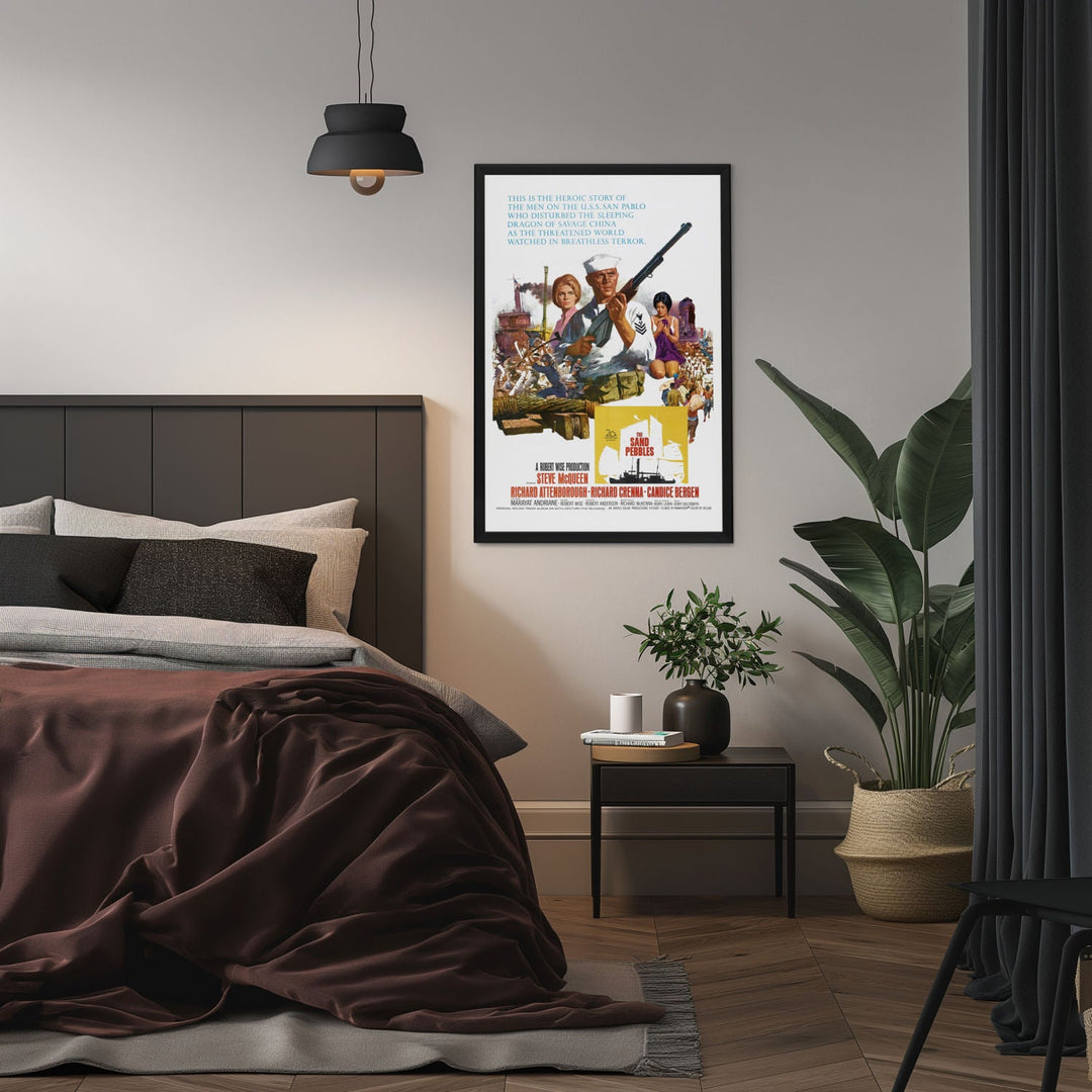 "Sand Pebbles" (1966) Framed Movie Poster