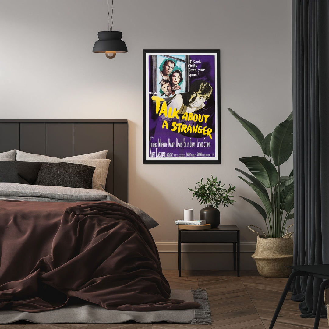 "Talk About A Stranger" (1952) Framed Movie Poster