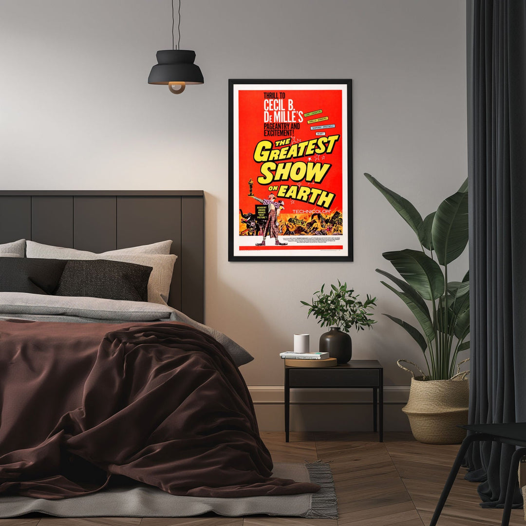 "Greatest Show On Earth" (1952) Framed Movie Poster