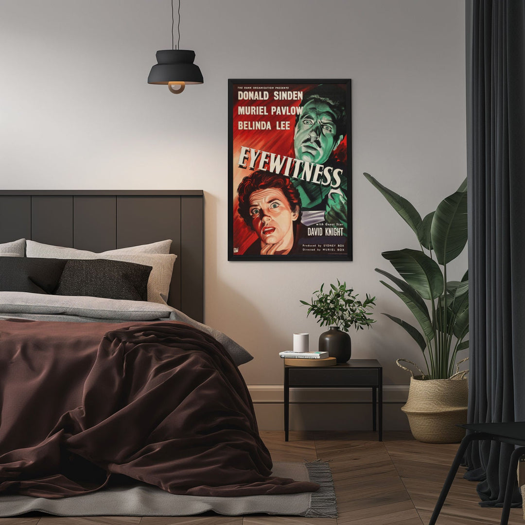 "Eyewitness" (1956) Framed Movie Poster
