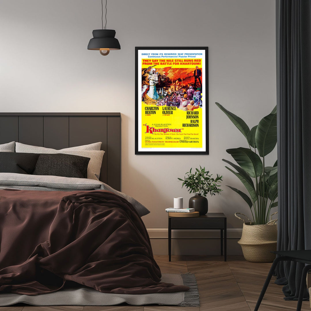 "Khartoum" (1966) Framed Movie Poster