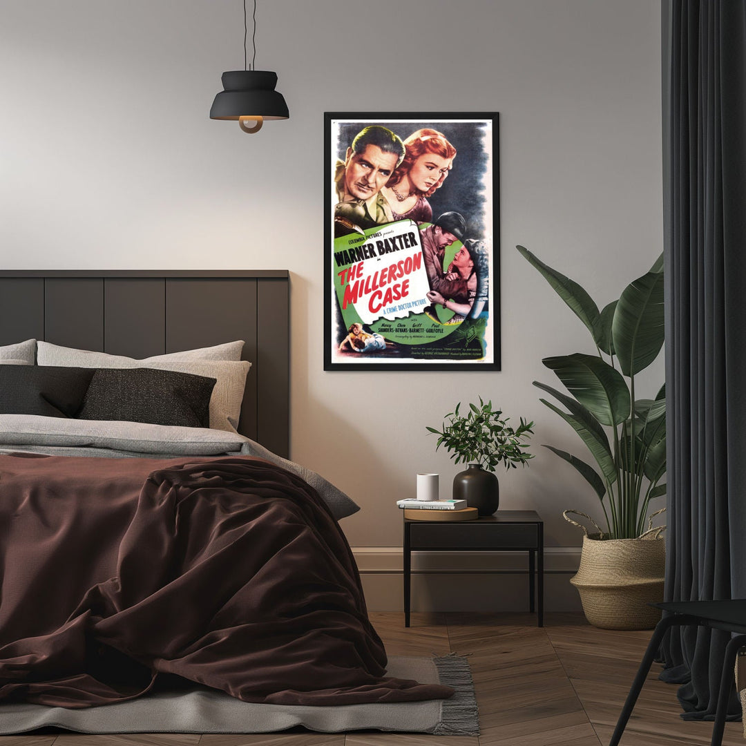 "Millerson Case" (1947) Framed Movie Poster