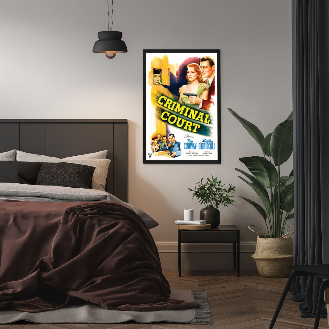 "Criminal Court" (1946) Framed Movie Poster