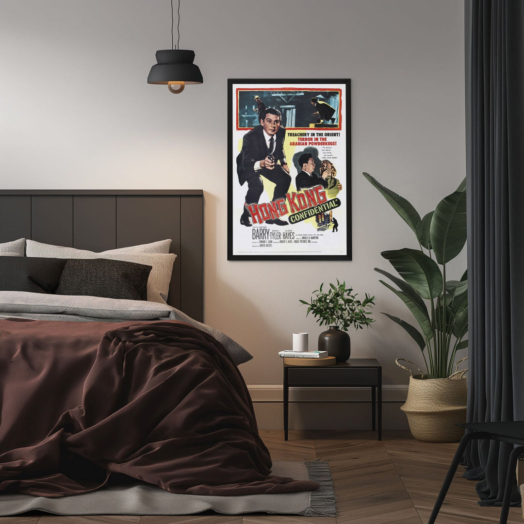 "Hong Kong Confidential" (1958) Framed Movie Poster
