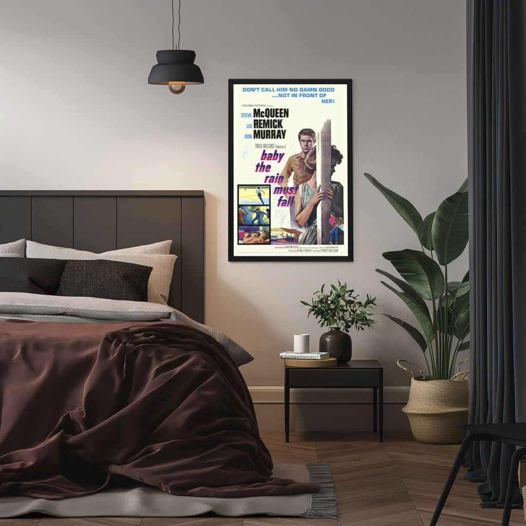 "Baby the Rain Must Fall" (1965) Framed Movie Poster